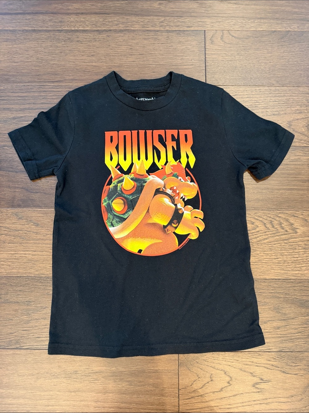 abercrombie kids Black Bowser Graphic Tee Size 7/8 - P14